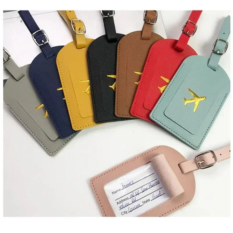 Embossed leather business luggage tags luggage address tags luggage tags luggage tags 250214