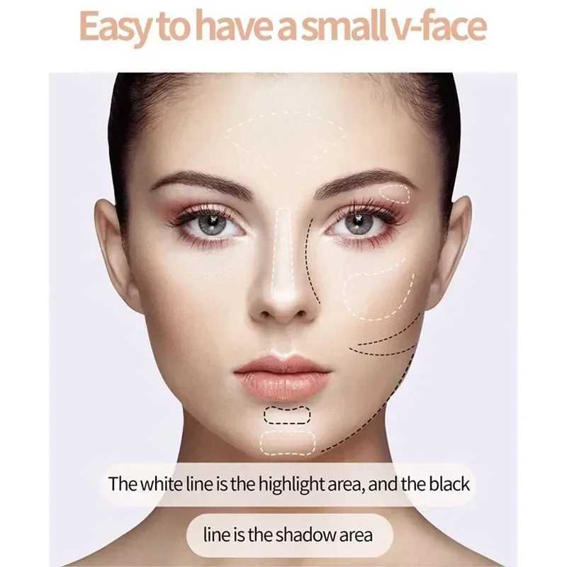Double Head Contour Face Foundation Concealer Pen Long Lasting Dark Circles Corrector Contour Concealers Stick Cosmetic MakeupW250217