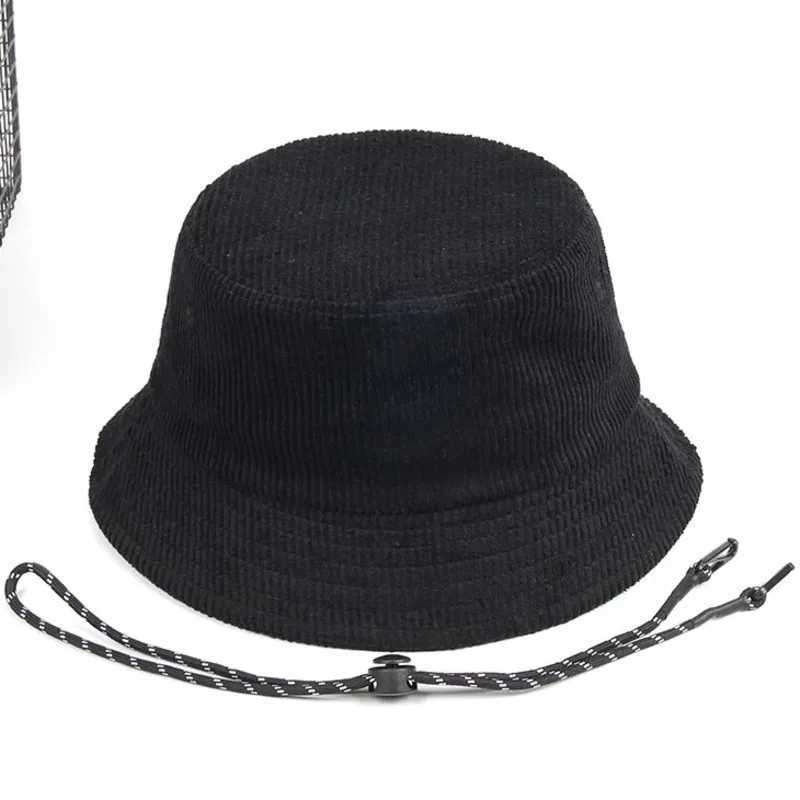 Dad Winter Hat Lady Outdoors Corduroy Bucket Hats Men Big Size Fisherman Hat 54-56cm 56-58cm 58-60cm 60-62cm 62-64cm W250217