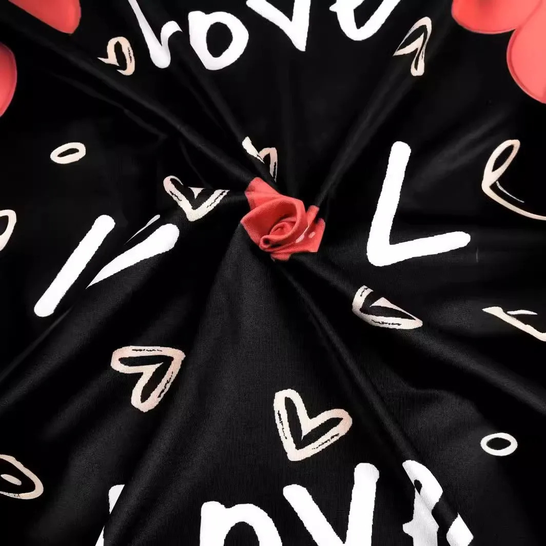 Plus Size Summer Womens Dresses Fashion Contrast Heart Print UNeck Sleeveless Casual Bodycon Mini Dress 250214