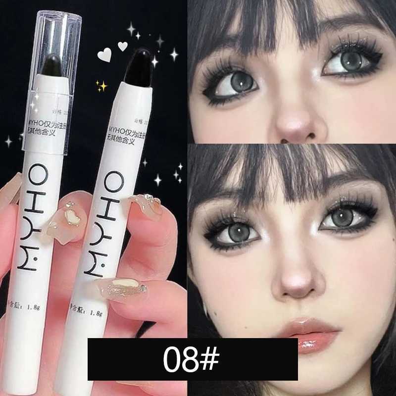 13 color eye shadow pencil matte white bright eye head contour shadow stick flash eye shadow highlighter toolW250217
