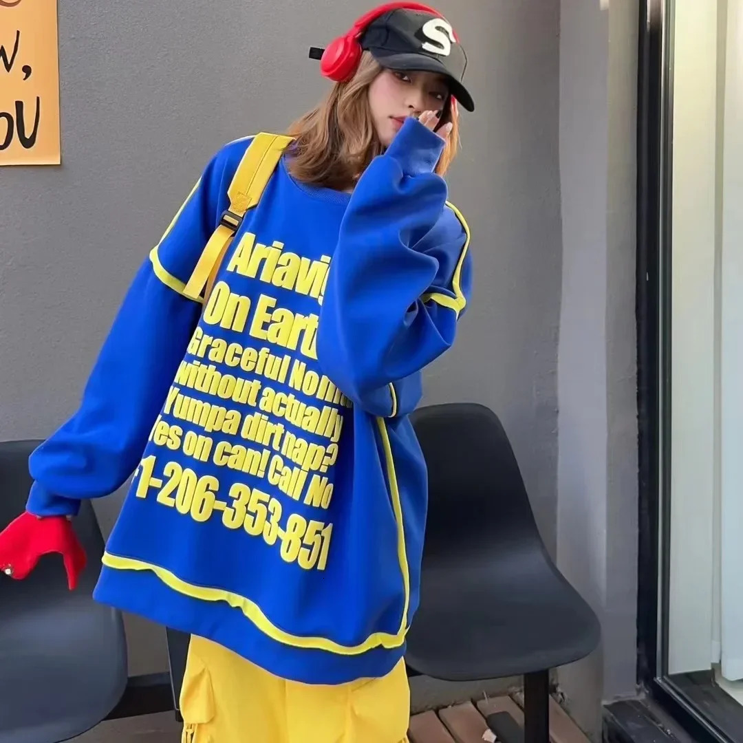 Womens Hoodie Spring Autumn Thin Style Threedimensional Foam Letter Jacket Trendy and Fashionable Top Sweatshirt T0021 250213