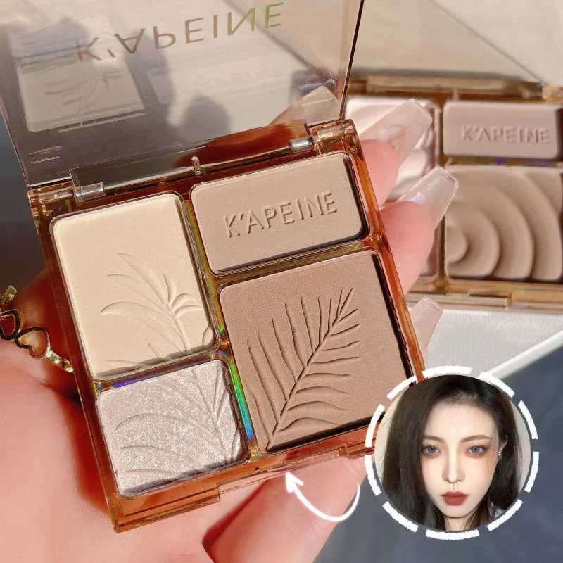 Brown Highlighter Contour Repair Palette Waterproof Long-lasting Matte Contour Powder Makeup Blush Highgloss CosmeticsXJ250217