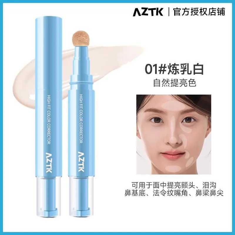 AZTK High Fit Color Corrector Liquid Concealer Pen Highlighter Stick Brightener Contouring Moisturizing Lightweight Powder CreamXJ250217