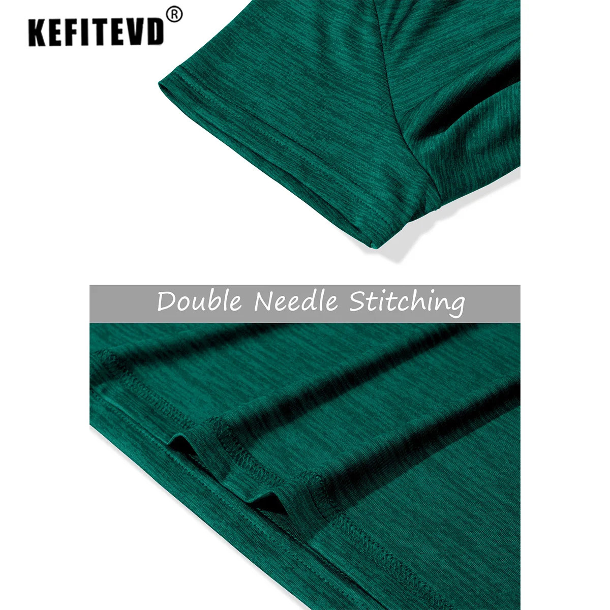 KEFITEVD Summer Quick Dry Shirts Women Casual Running T-shirt Lightweight Moisture Wicking Athlete Tops Gym Yoga Workout T-shirt 250217