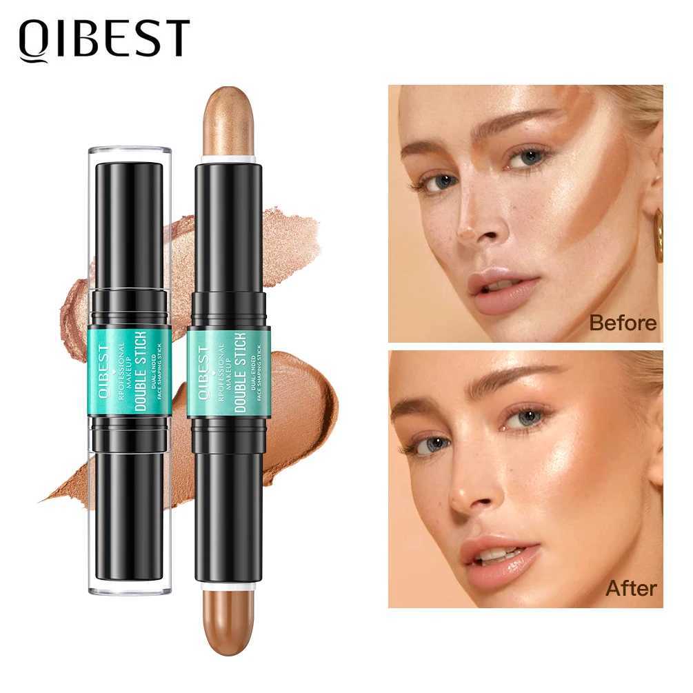 QIBEST Concealer Pen Face Make Up Lasting Contouring Foundation Contour Makeup Concealer Stick Pencil Highlight Stick Pens ToolsW250217