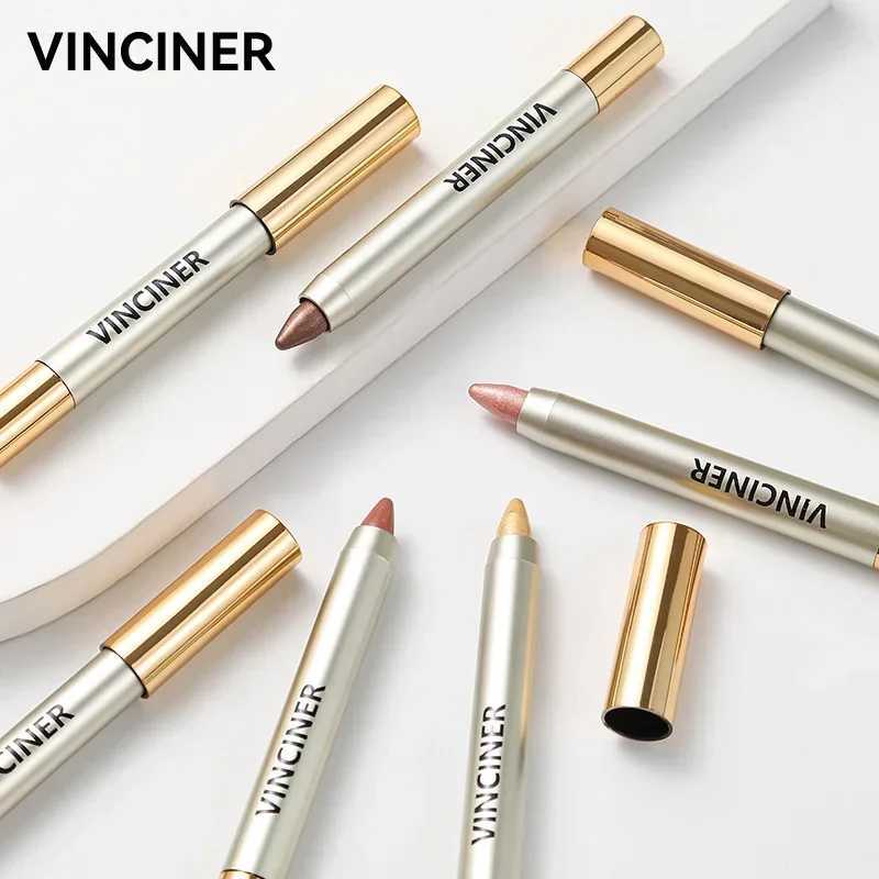 8 Colors Lescent Eyeshadow Pencil Waterproof Long Lasting Shimmer Highlighter Eye Shadow Eyeliner Stick Eyes Makeup ToolW250217