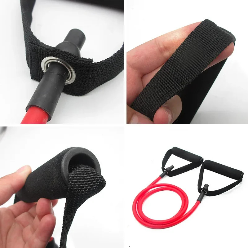 5 Levels Resistance Bands with Handles Men Yoga Pull Rope Elastic Fitness Exercise Tube Band for Home Workouts Strength Training 250213