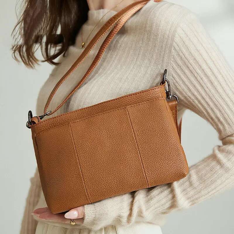 2025 Women's Crossbody Large Capacity Soft Leather Small Shoulder Leisure Commuter Designer Bag