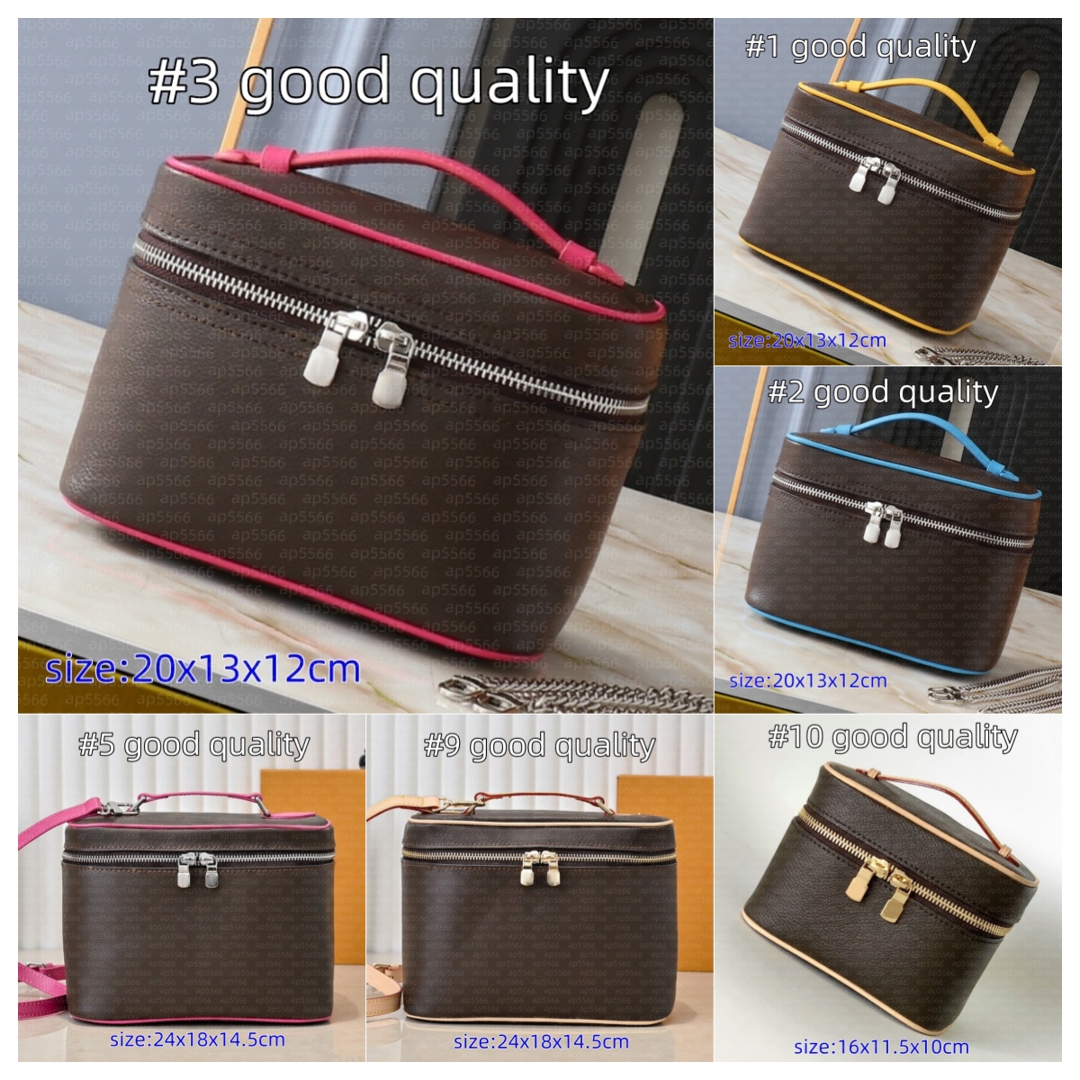 Designer makeup bag Cosmetic Bags Fashion Makeup Bag Women Designers Travel Ladies Purses High Quality Handbags