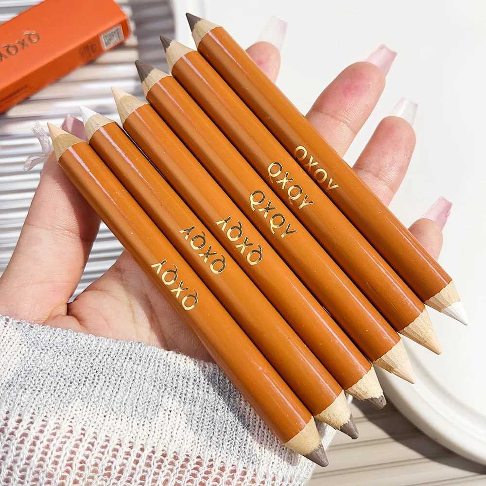 Matte Double-headed Contour Stick Highlighter Bronzer Nose Shadow Concealer Pencil Waterproof Brightening Face Contouring MakeupW250217