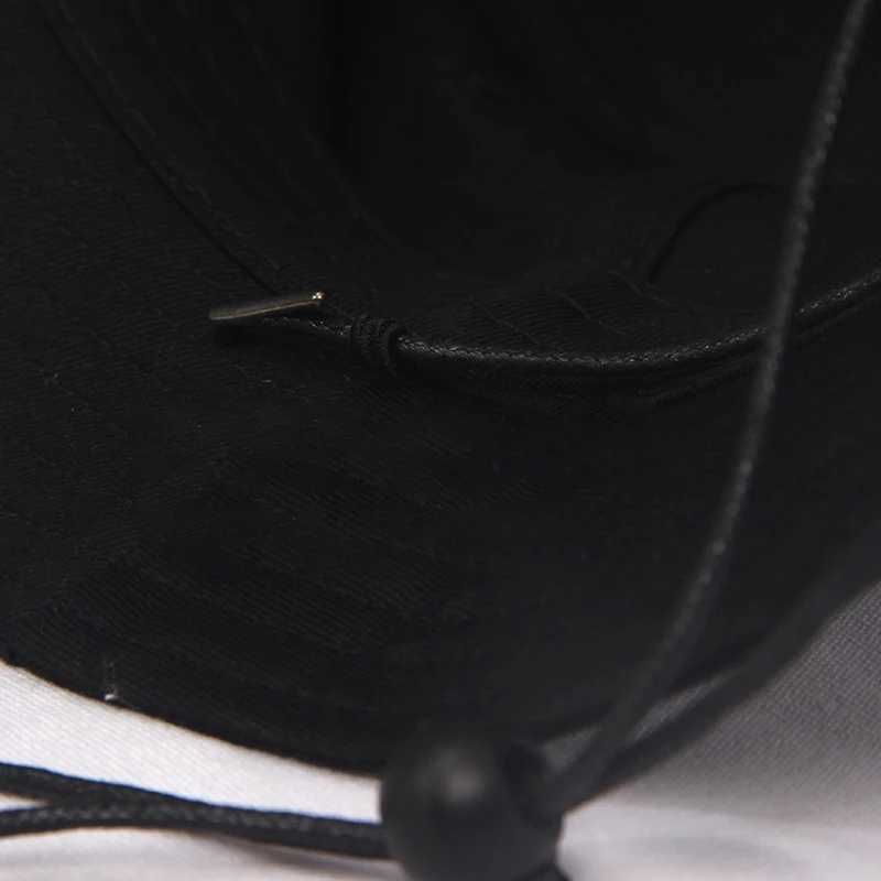 Four season cotton mens bucket hat large size XXL big head fisherman hat casual high-quality and fashionable W250217