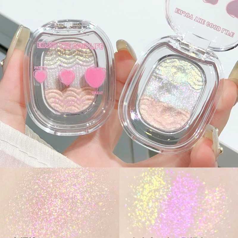 Chameleon Glitter Eyeshadow Highlighter Mashed potato High Gloss Shiny Crystal Brightening Bronzer Highlight Makeup WaterproofXJ250217