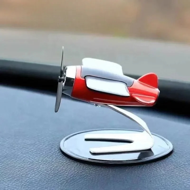 Solar Aircraft Decoration Car Air Freshener Fragrance Car Airplane Ornament Mini Perfume Fragrance Car Accessories 250214