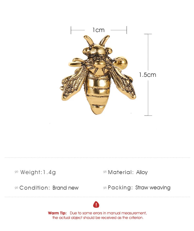 Modyle Vintage Little Bird Bee Leaf Ear Cuff Non Pierced Clip Earrings for Women Trendy Punk Small Carved Rose U Shape 250213