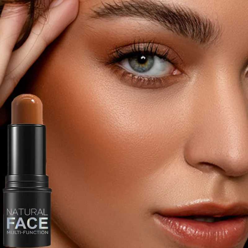 Face Brightening Concealer Corrector Nose Shadow Contouring Cosmetics Long-lasting Natural Contouring Highlighting Bronzer StickW250217