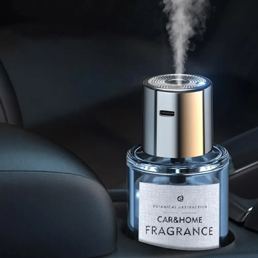 Car Mounted Fragrance Spray Perfume Essential Oil Diffuser Humidifier Intelligent Fragrance Locomotive Large Capacity 250214