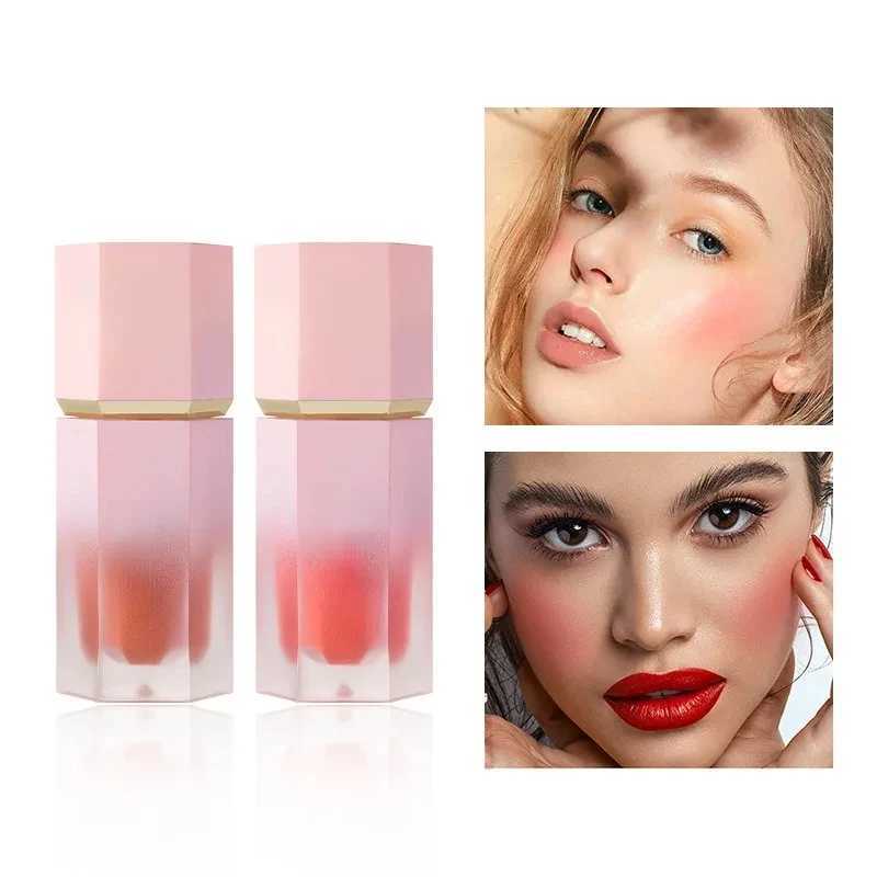 8 Colors Liquid Blush Waterproof Multi-purpose Facial Nourishing Blush Stick Cheek Natural Blusher Cute Korean Makeup for WomenXJ250217