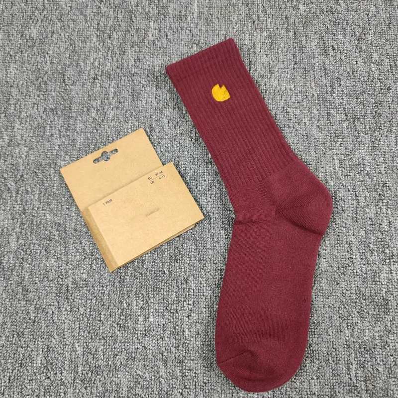 A pair of male macaron embryo sports socks with thick soles for outdoor use; Medium calcium socks W250217