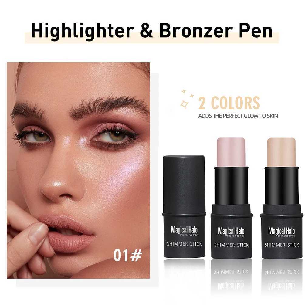 Magic Halo Highlander Makeup Flash Contour Bronze for Facial Micro Light Powder Highlight Corrector Contour IlluminatorW250217