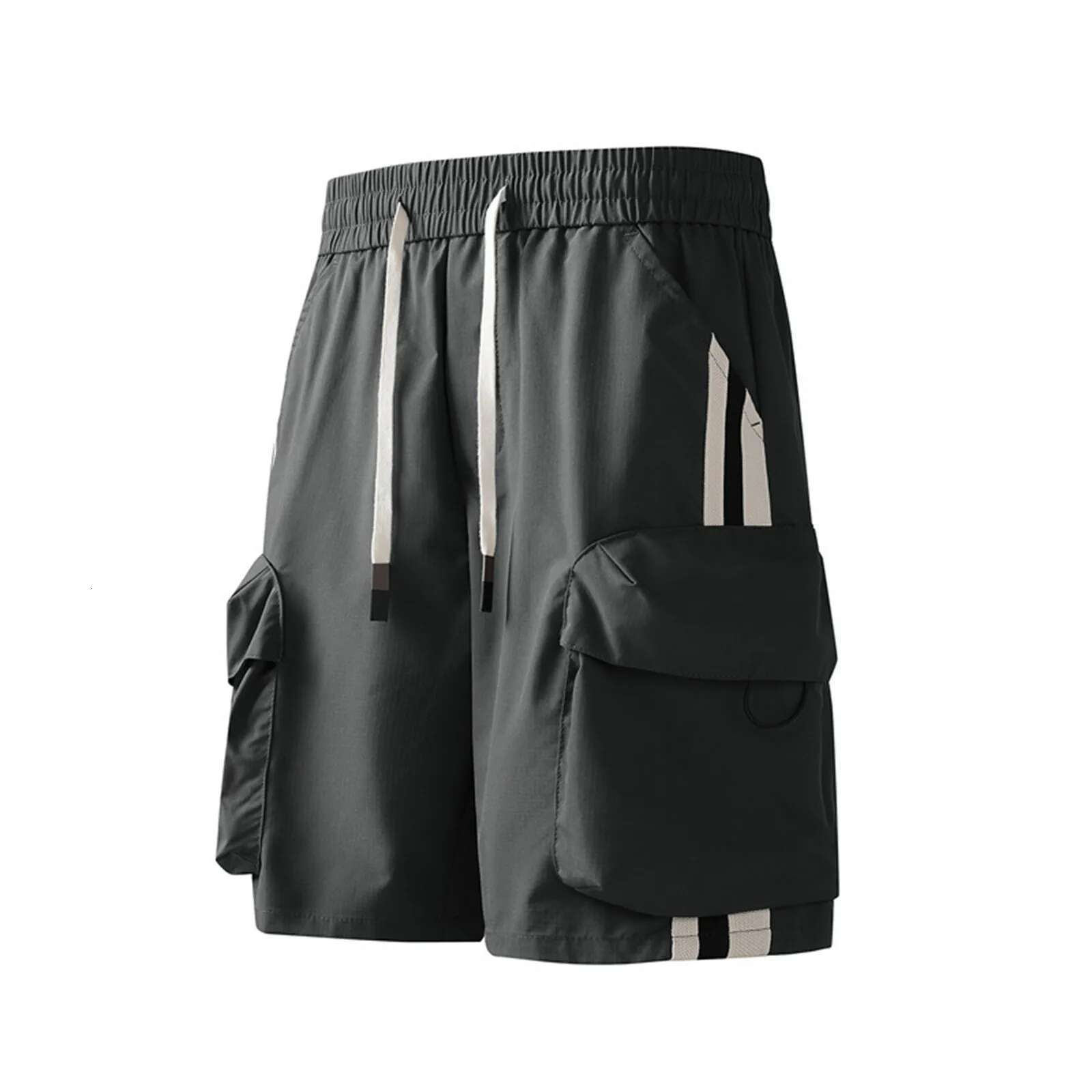 Student Sports Fashion Casual Summer Men's Designer Shorts Ice Silk American Retro Workwear Shorts Loose Fit Bermuda Outdoor Hiking Pants Cortos 