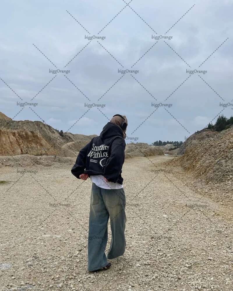 Fashion kawaii clothing letters oversized pullover women's Y2K street hip-hop Haruku loose all-match sweater men's