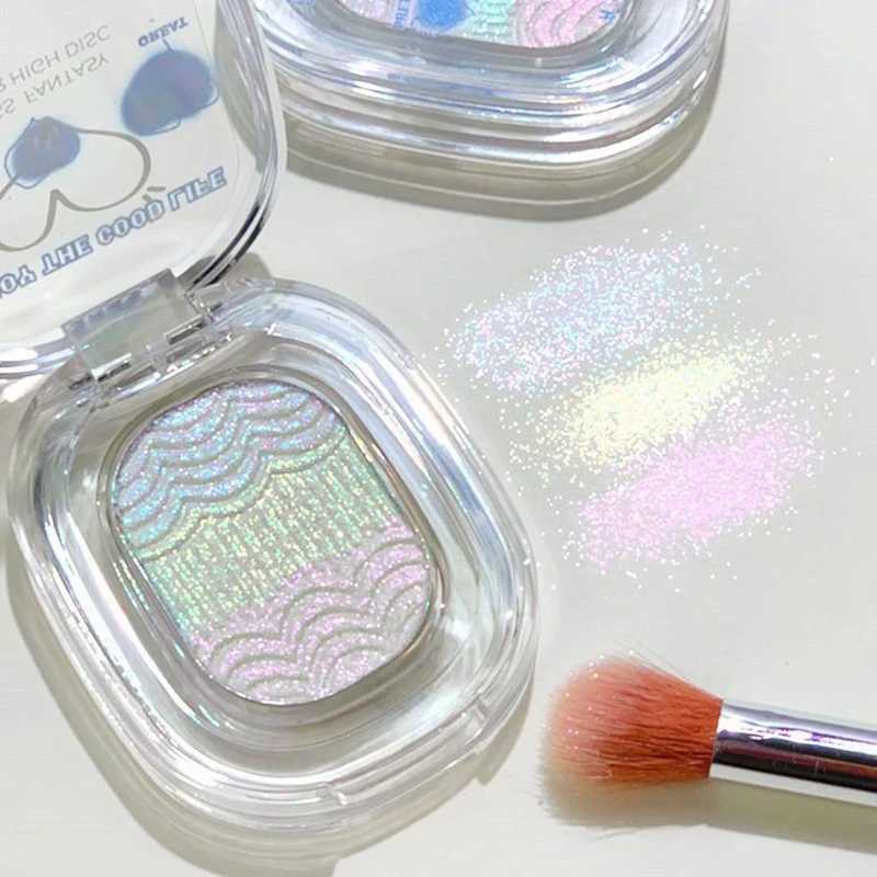 Chameleon Glitter Eyeshadow Highlighter Mashed potato High Gloss Shiny Crystal Brightening Bronzer Highlight Makeup WaterproofXJ250217