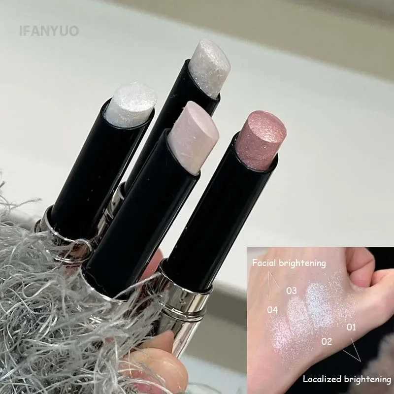 Pink glass eye shadow stick fluorescent pen waterproof flash fluorescent pen fluorescent eye shadow makeupW250217