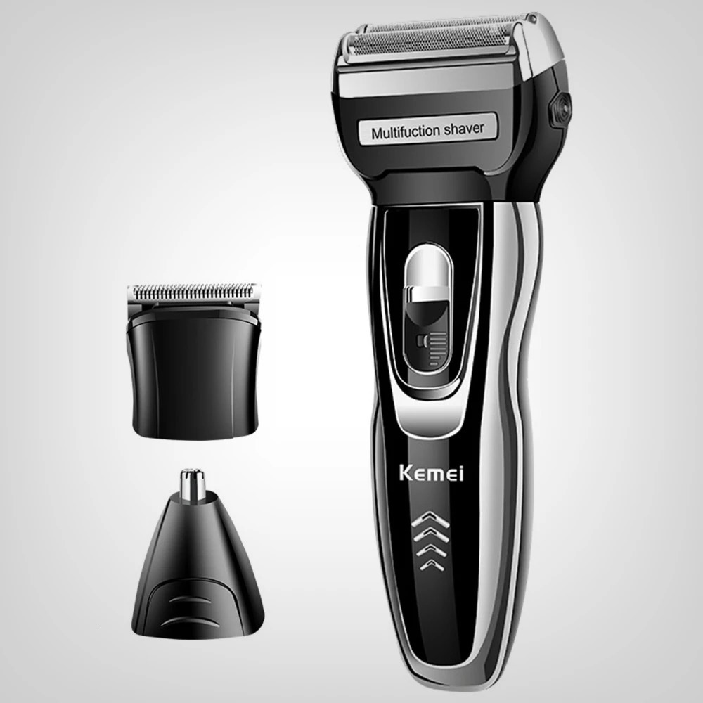 3in1 Rechargeable foil electric shaver beard trimmer electric razor for men stubble shaving machine facial trimmer nose trimmer 250211