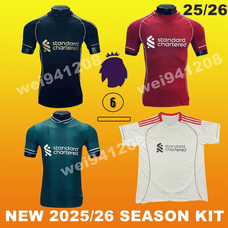 2025/2026 soccer jerseysl Season Liverpoo FC Jersey Mac Allister Alexander Arnold Luis Diaz Gakpo Darwin Szoboszlai Football Shirts for Men Kids