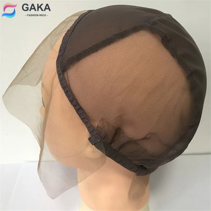 GAKA Full Lace Hairnets for Making Wigs Wig Cap Base for Weaving Wig Full Hand Made Knotting Wig foundation 250214