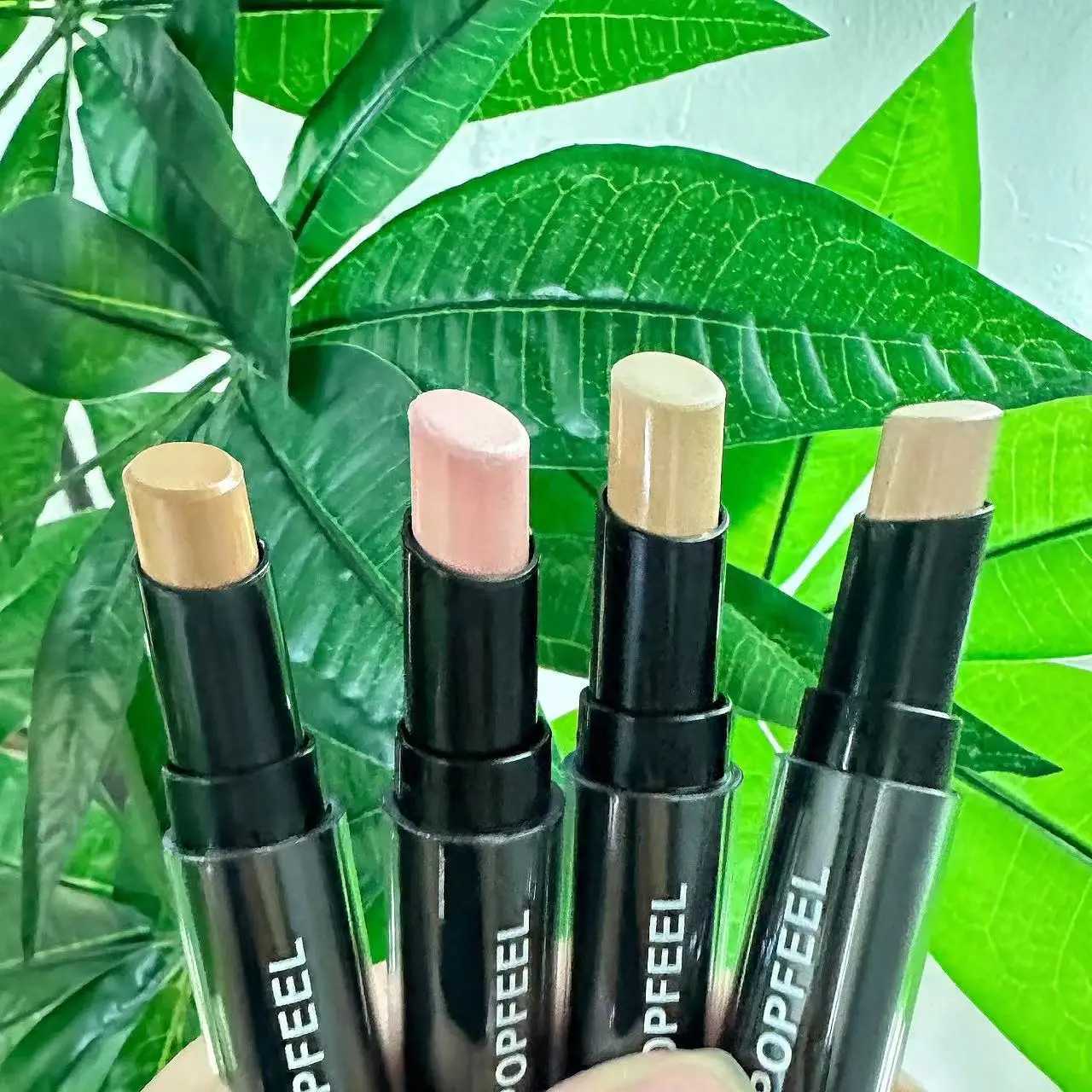 POPFEEL concealer stick completely covered correct discoloration camouflage defects covered with redW250217