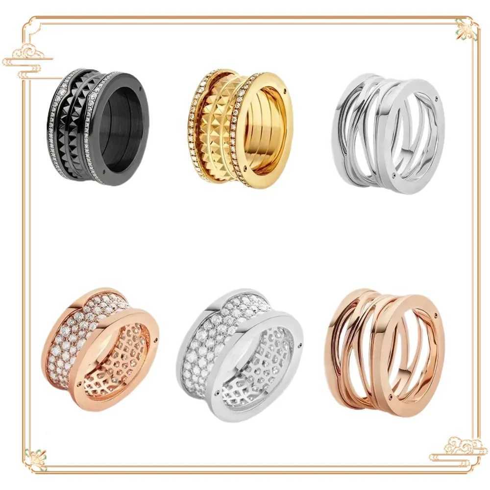 Band Rings 2024 Fashion bv popular elegant trendy diamond-set personalized simple classic high-quality boutique rings J250217 1
