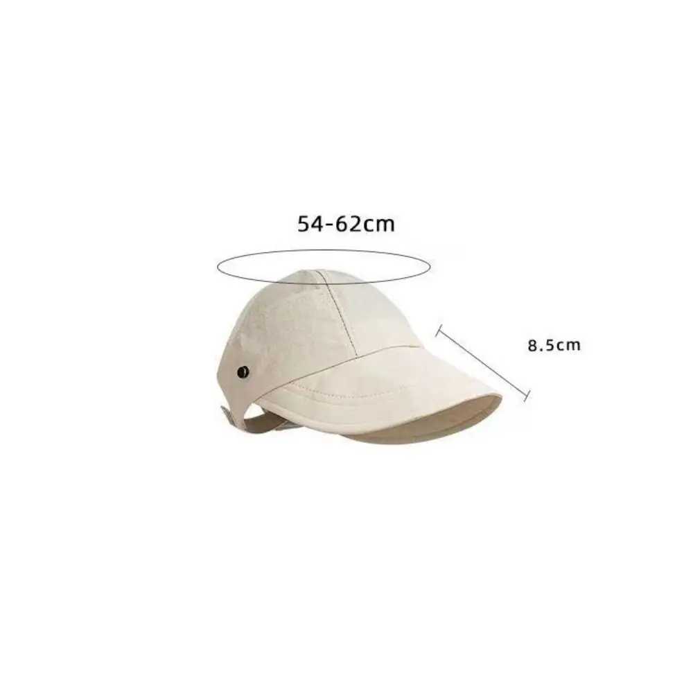 Summer Wide Brim Sunhat Womens Foldable and Adjustable Outdoor Beach Bucket Hat UV Protective Cover Fishermans Tail Hat W250217