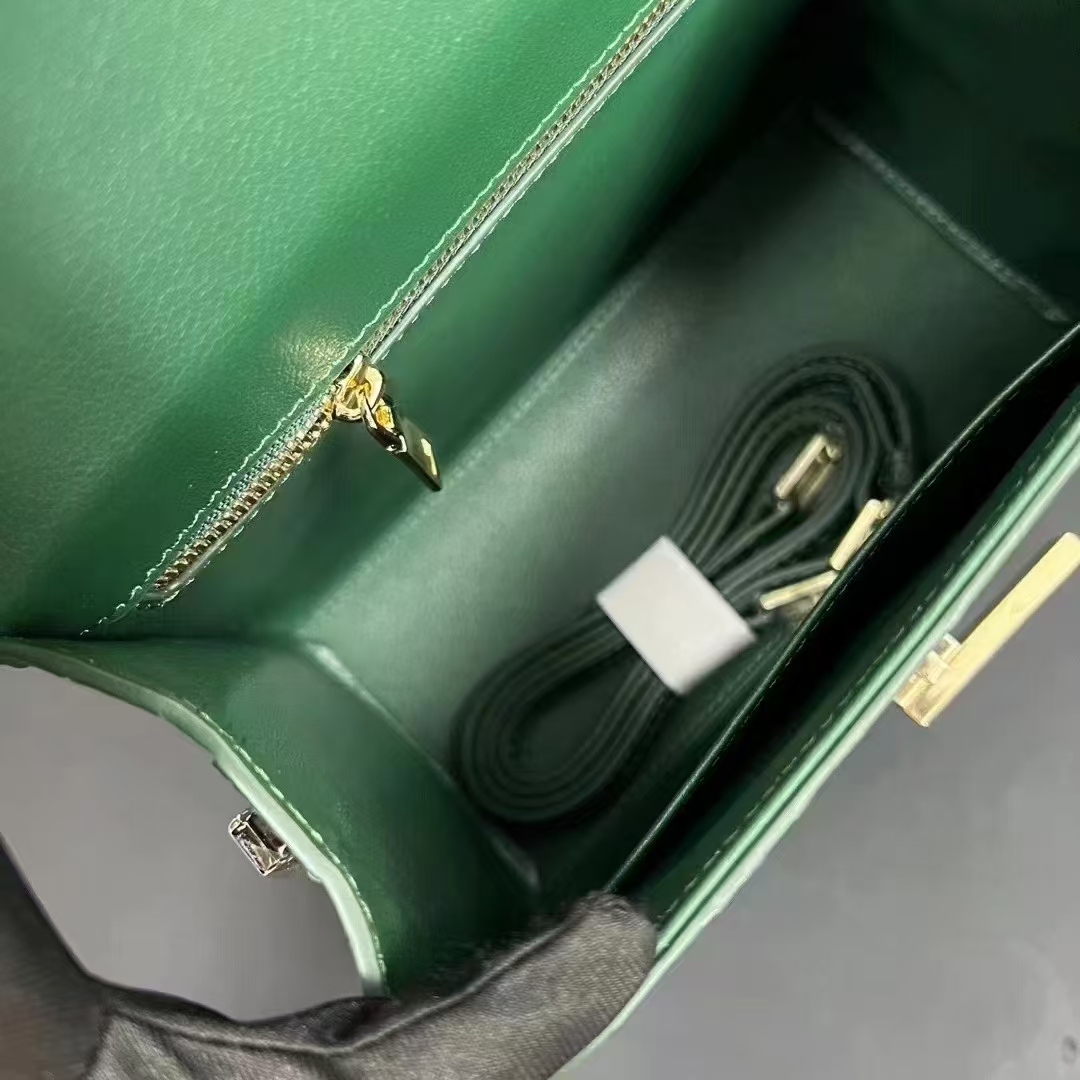 Handmade Bag Crocodile Baby Crossbody Bag Luxury Chain Bag Genuine Leather Crocodile Women bag pure handmade tile bag NO LOGO