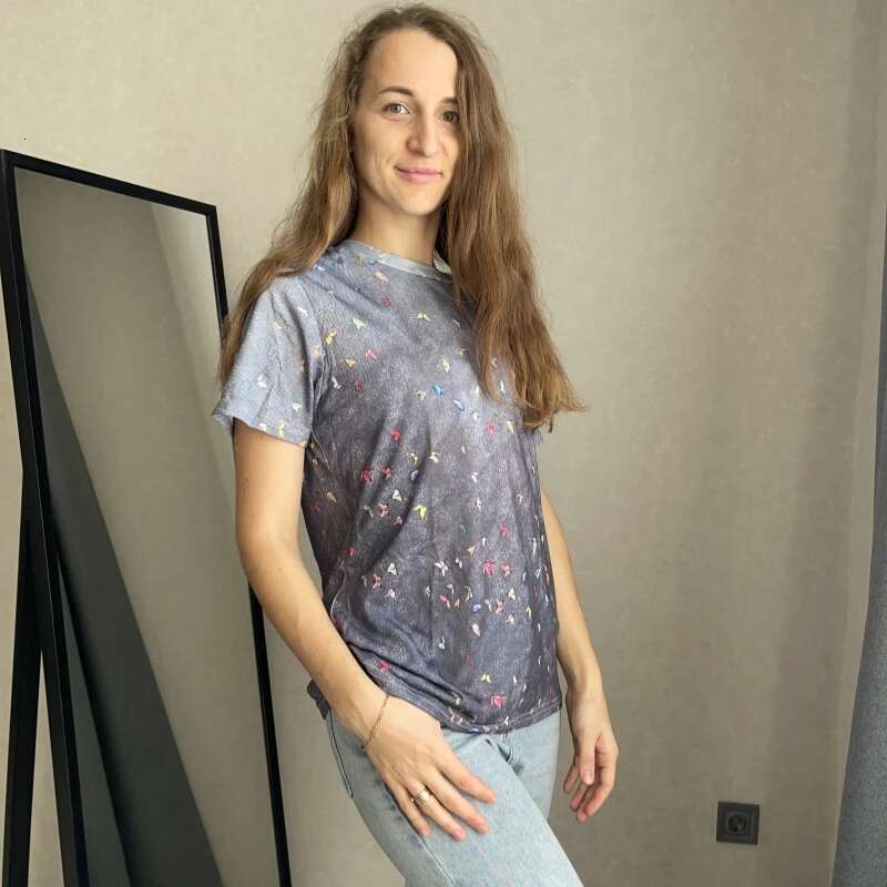 Women's Clothing 2025 Fashion Summer&shirt Print Pattern Designer T Shirt Ropa Barata De Mujer Con Envos Free Top Mujer Regulari Fit T-shirts Cas