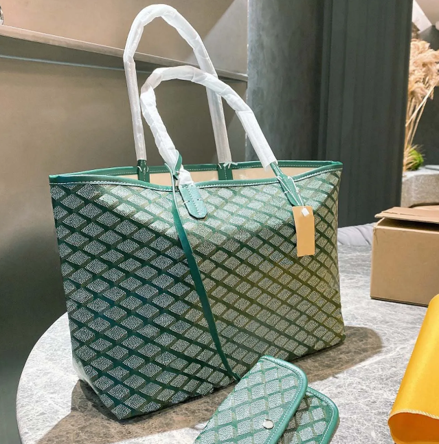 Fashion Designer Totes Wallet Leather Messenger Shoulder Handbag Women Large Capacity Composite Shopping Bags Plaid Double Letters Handbags