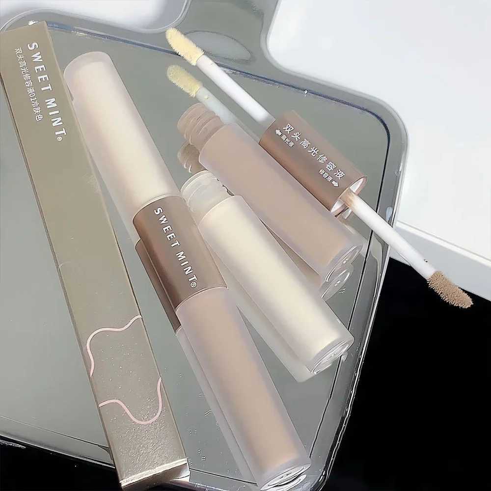 2 in 1 Brown Bronzer Contouring Stick Waterproof Liquid Texture Highlighters Shadow Contouring Pencil Face Brightening CosmeticsW250217