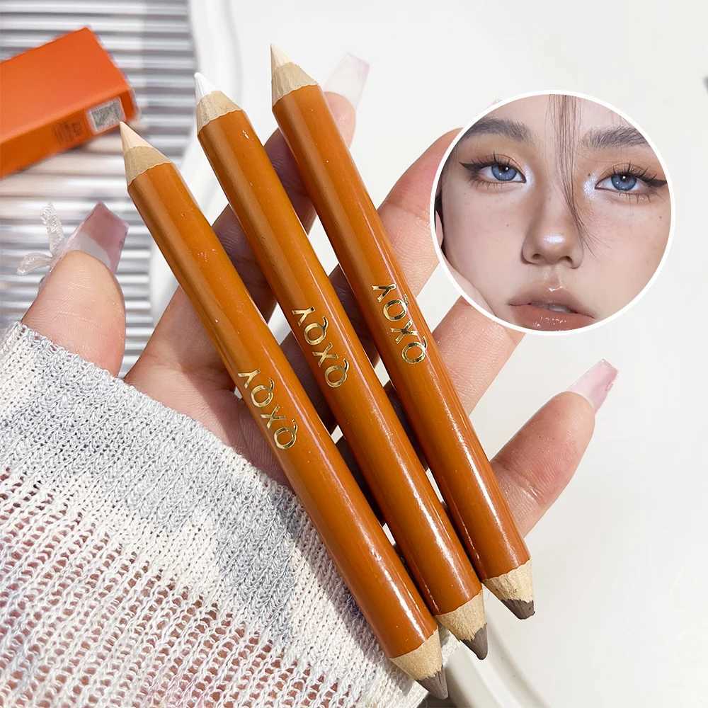 Matte Double-headed Contour Stick Highlighter Bronzer Nose Shadow Concealer Pencil Waterproof Brightening Face Contouring MakeupW250217