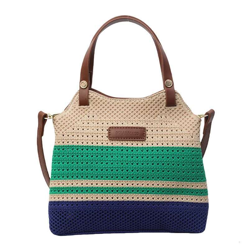 New Women s Fashion Woven Women s leisure Handbag trend Brand Designer Wallet Comparison Summer New Women s Slant Shoulder Bag Travel