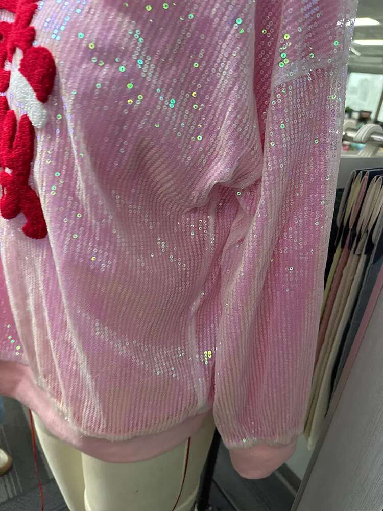 Santa Baby Sequins Sweatshirt Christmas Hoodies