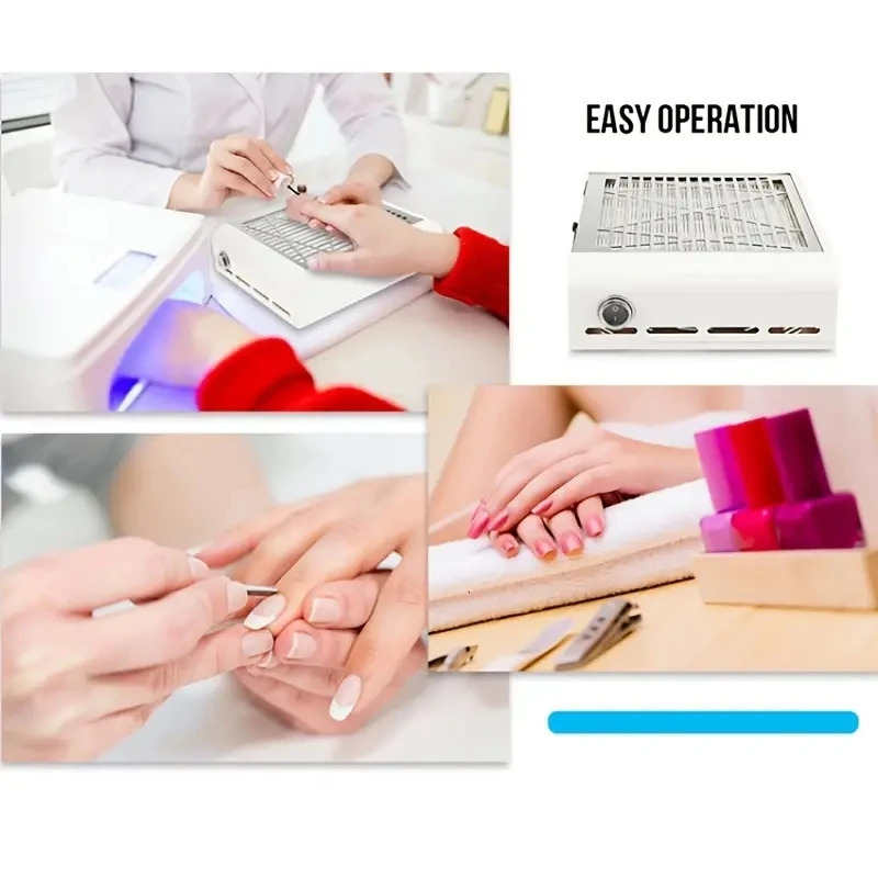 Nail Art Dust Suction Collector 36W Nail Vacuum Dust Collector Powerful Nail Dust ctor Cleaner 250214