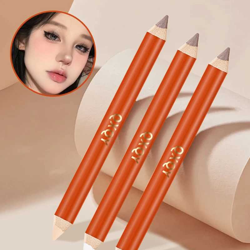 Three dimensional Fine Double Head Contour Pen to Lighten Tear Hole Natural Touch Nose Shadow Contour Holding HighlighterW250217