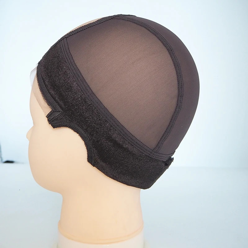 4*4 inch frontal lace headband wig caps for people without hairs adjustable full ealstic wig making 250214