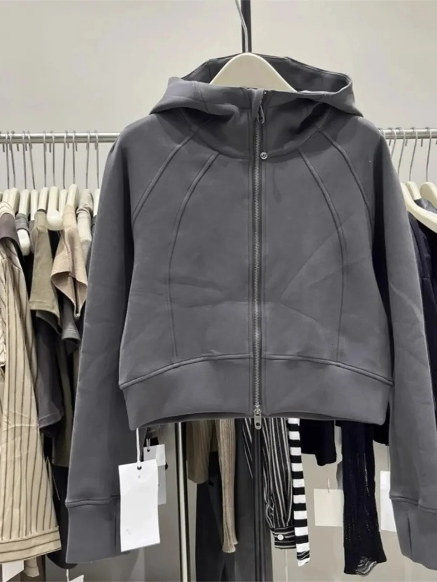 Gothic Zipper Hoodie Y2K Clothes Womens Retro Stripe ed Short Oversized Slim Fit Long Sleeve Tops 250213