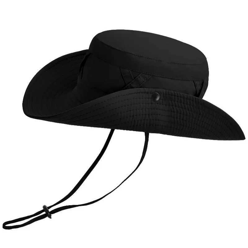 Summer Large Brimmed Sun Protection Hat for Men and Women Breathable and Versatile Fisherman Hat Designer Bucket Hat W250217