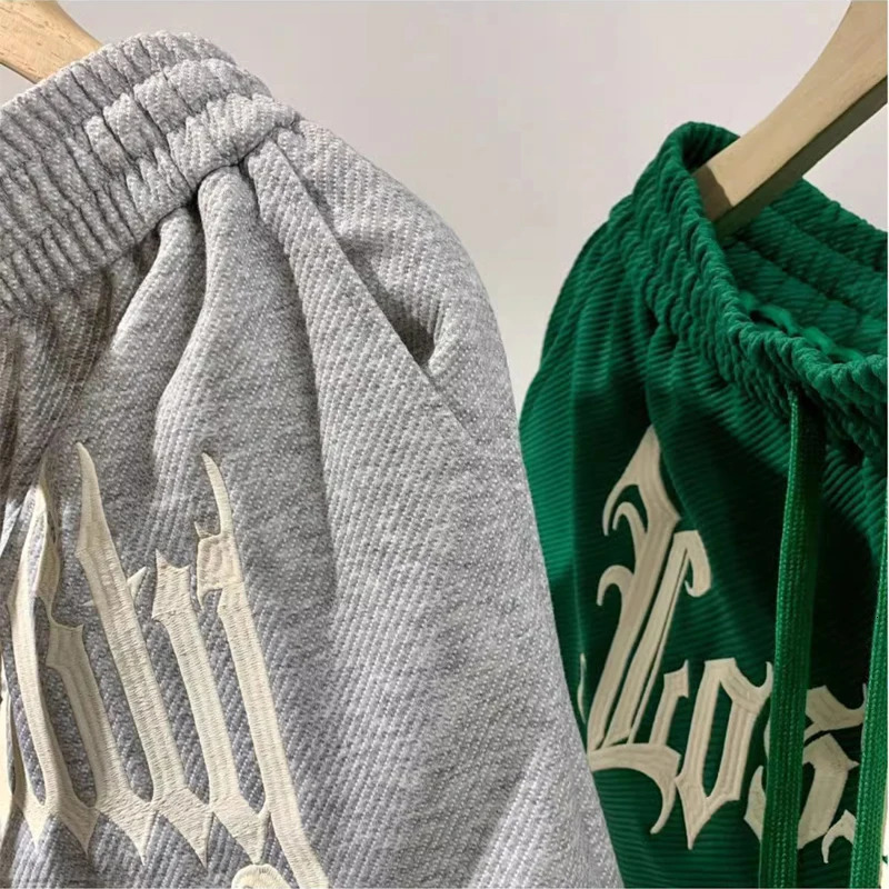 Men Trendy Letter Print Contrast Color Casual Streetwear Loose Short Pants Summer Youth Y2K Basketball Sports Beach Shorts 250214