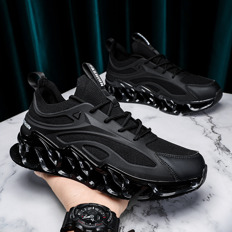 Explosive new blade shoes men's shoes low top 2025 shock absorption increase mesh sports shoes black casual fashion shoes