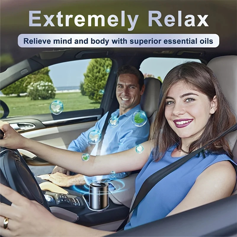 Spray Aroma Car Decorations Accessories With Aroma High-End Car Air Freshener Electronic Car Fragrance Auto Deodorization 250214