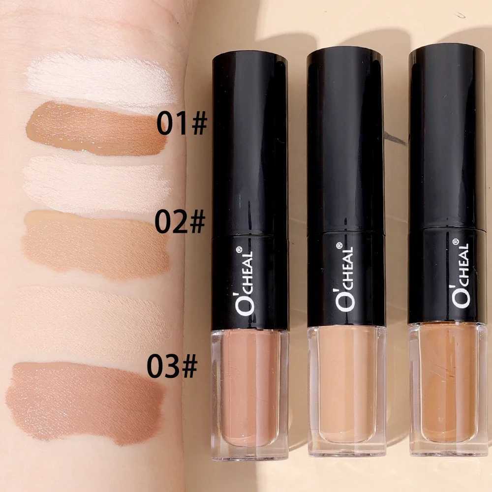 Double-end Face Contour Stick Waterproof Oil-control Concealer Pencil Facial Highlight Corrector Pen Lasting Makeup CosmeticsW250217